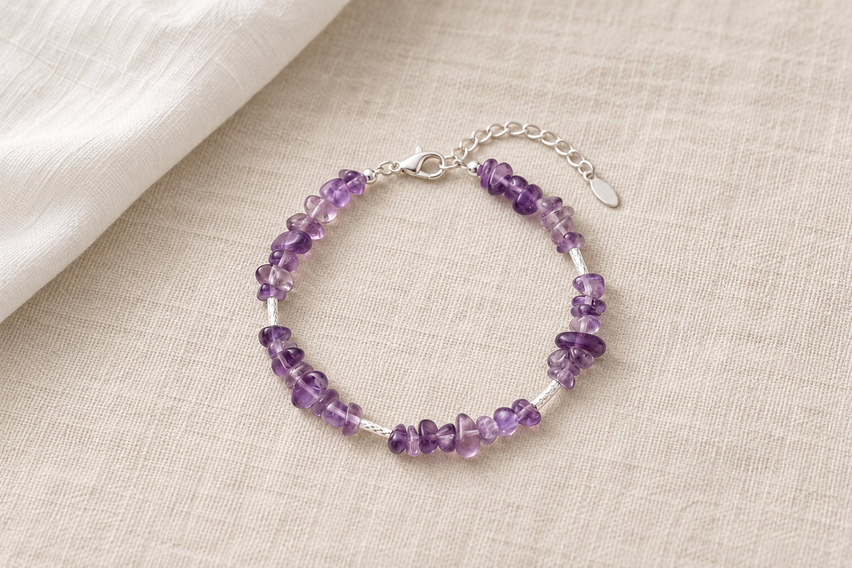 My amethyst bracelet broke: cracked stone vs snapped strand, which caused it and what does it mean?