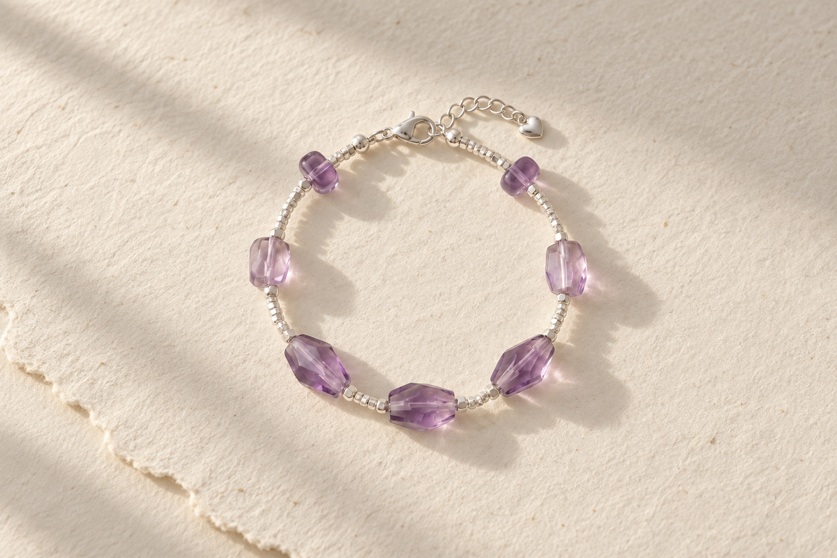 Which Crystal Bracelet Is Traditionally Given as a Gift of Clarity and Calm?