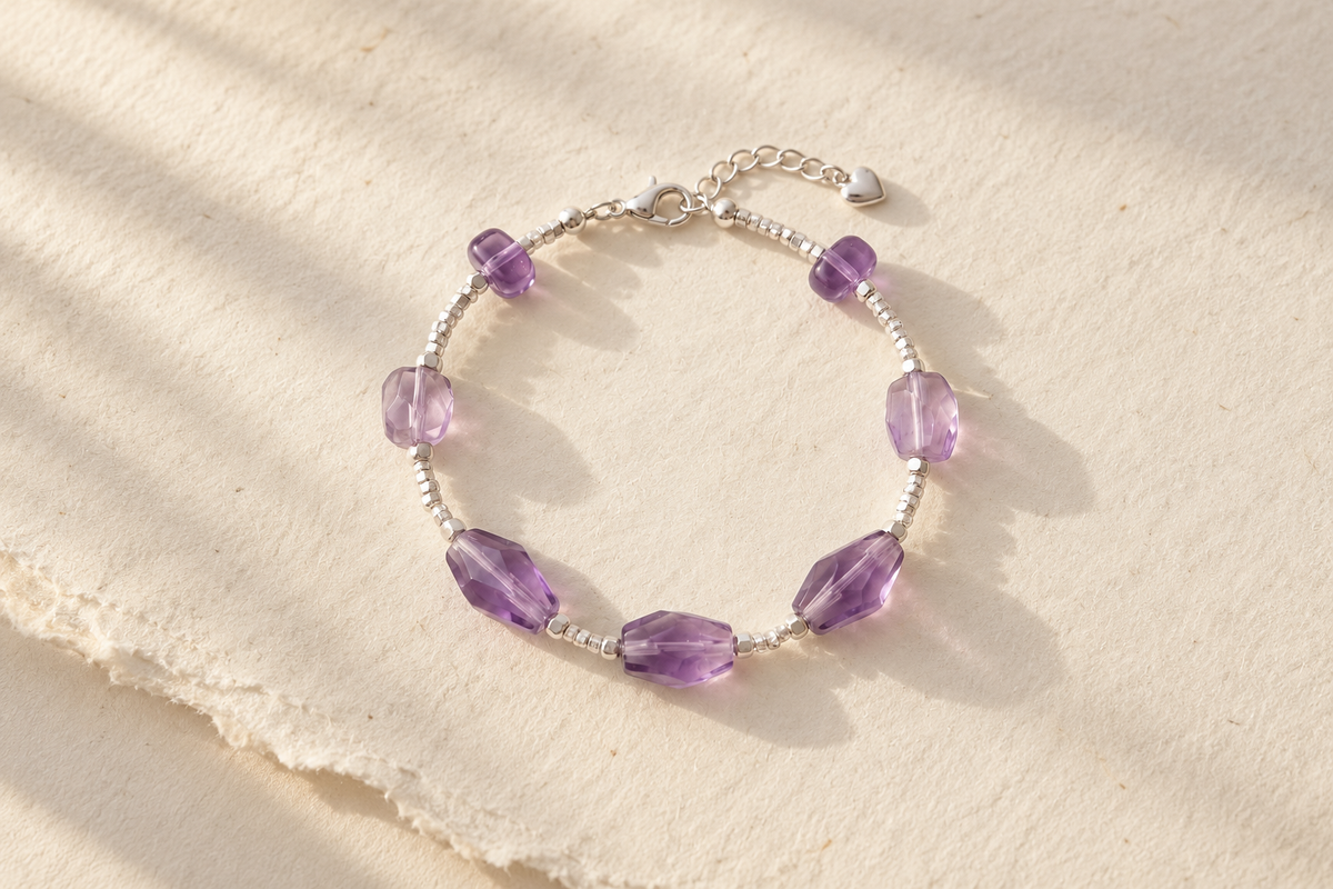 Silver vs gold accents: which should I choose for an amethyst bracelet?