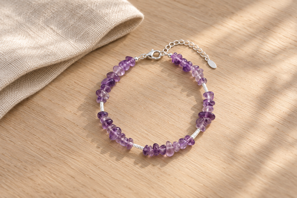 Stacking an amethyst bracelet with other stones: which pairings does crystal lore avoid?