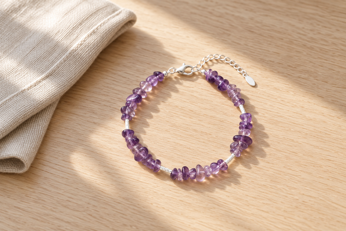 What amethyst bracelets look good on men?