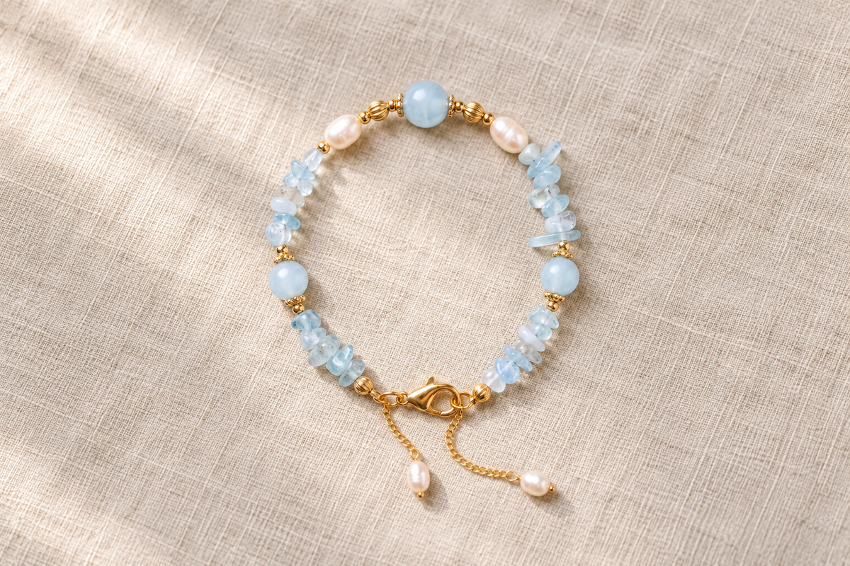 Are Aquamarine Bracelets with Gold a Good Combination?