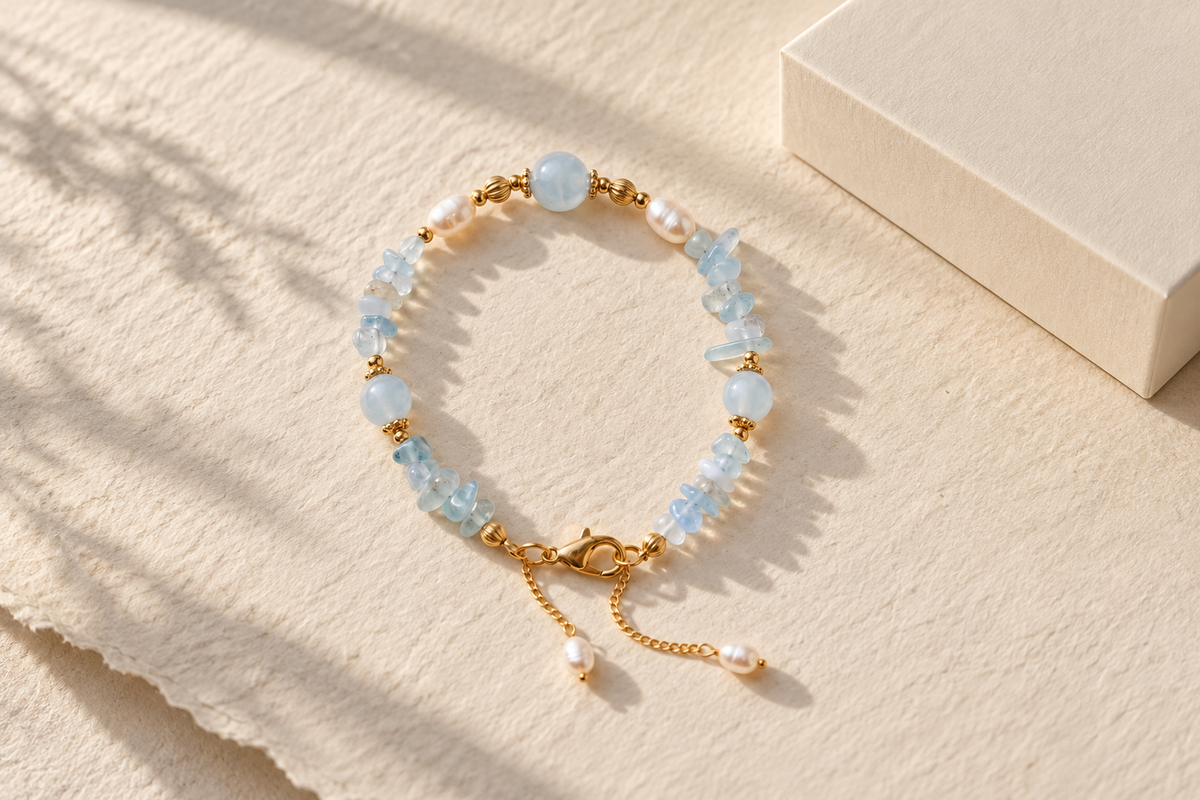 Small Beads vs Large Beads: Which Aquamarine Bracelet Size Is Better for Kids?