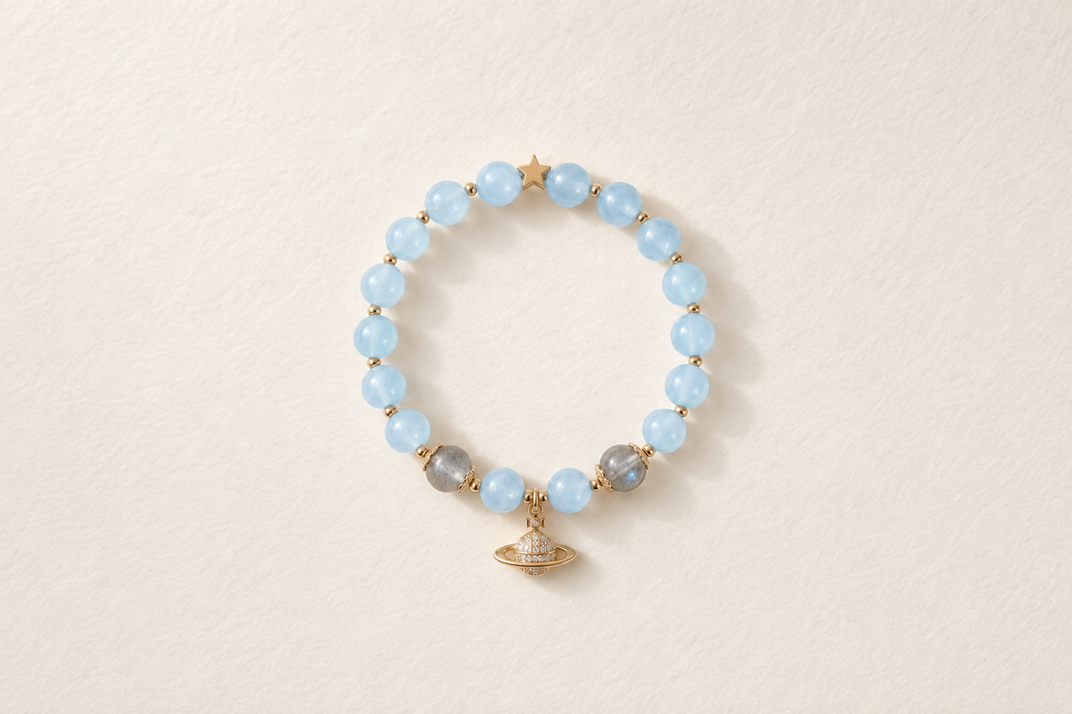 What does an aquamarine bracelet under $50 usually get you?