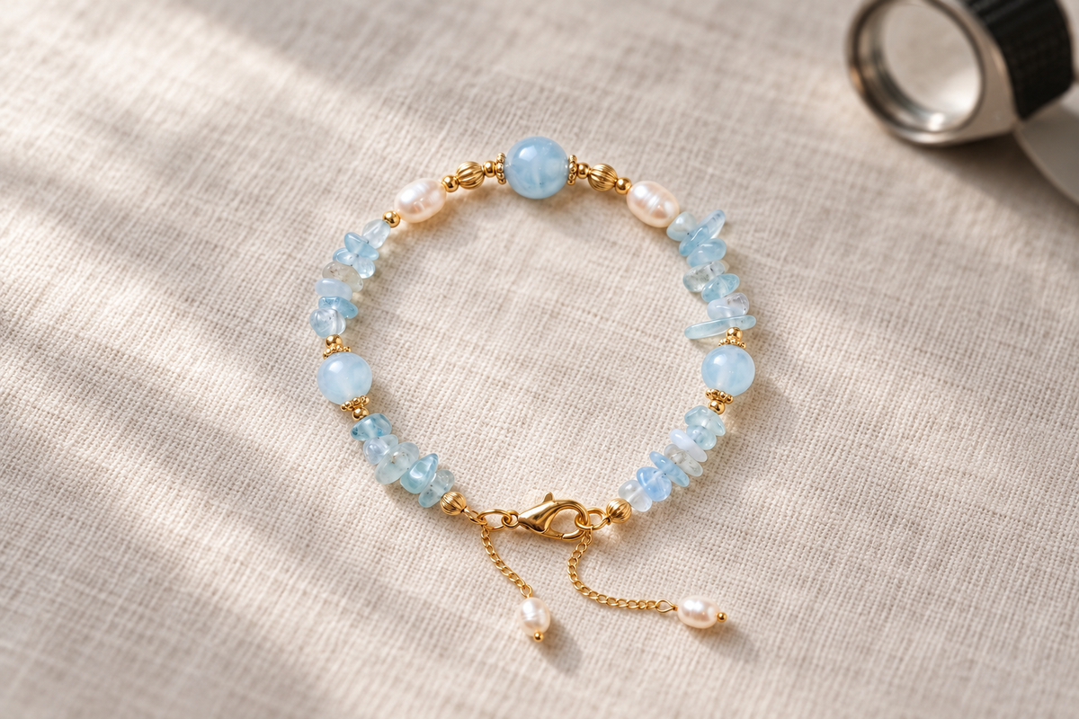 How do you tell if aquamarine is real or fake?