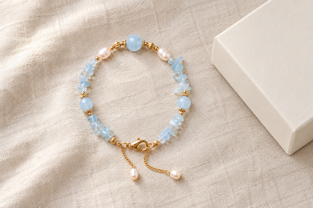 What size pearl bracelet is right for a baby?