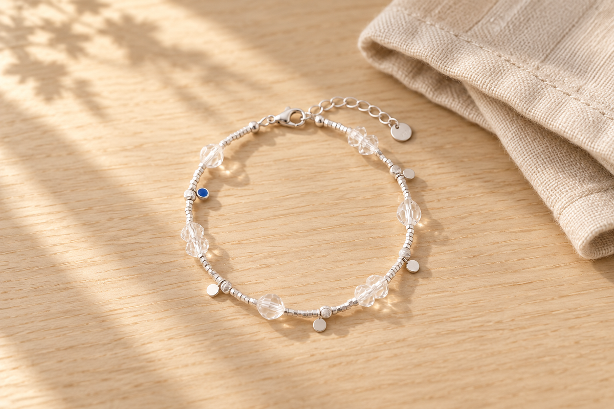 7mm Faceted vs 9mm Nugget Clear Quartz: Which Is Better After a Bracelet Breaks?