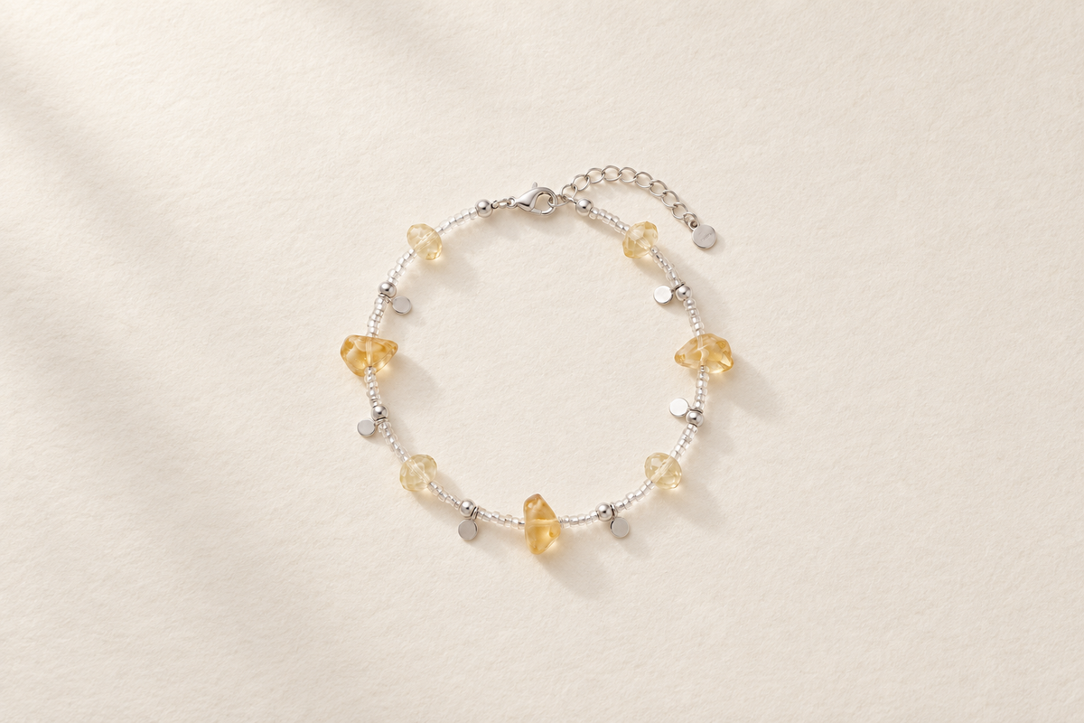Which Citrine Bracelet Is Traditionally Worn for Confidence and Abundance?