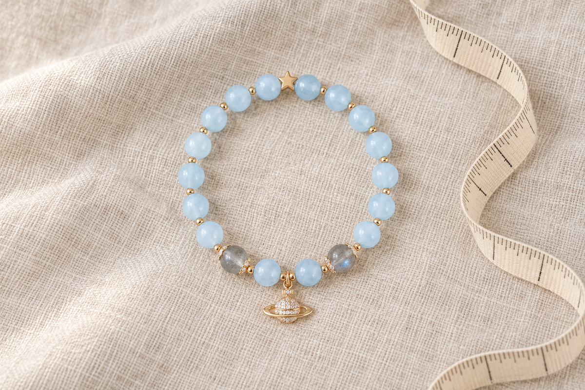 Where can I find a crystal bracelet size chart?