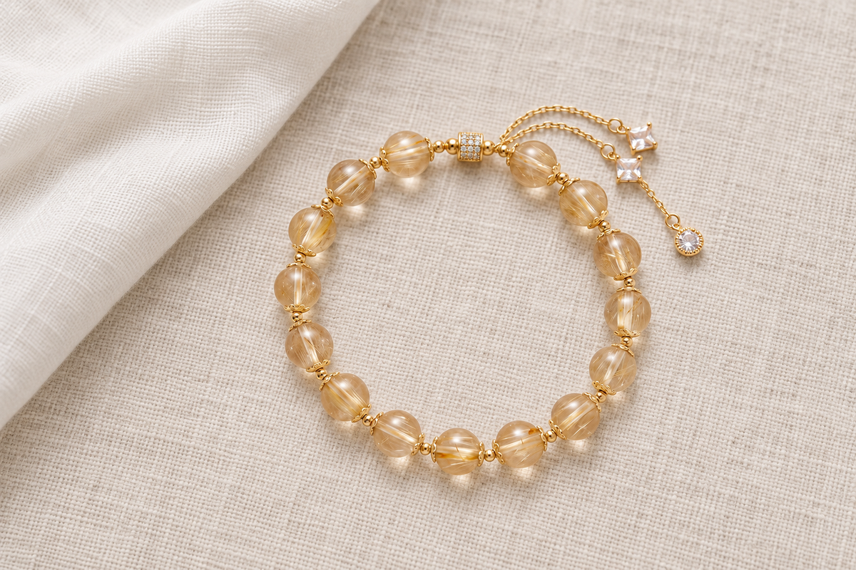 Which crystal bracelet is traditionally worn for confidence, calm, or clarity?