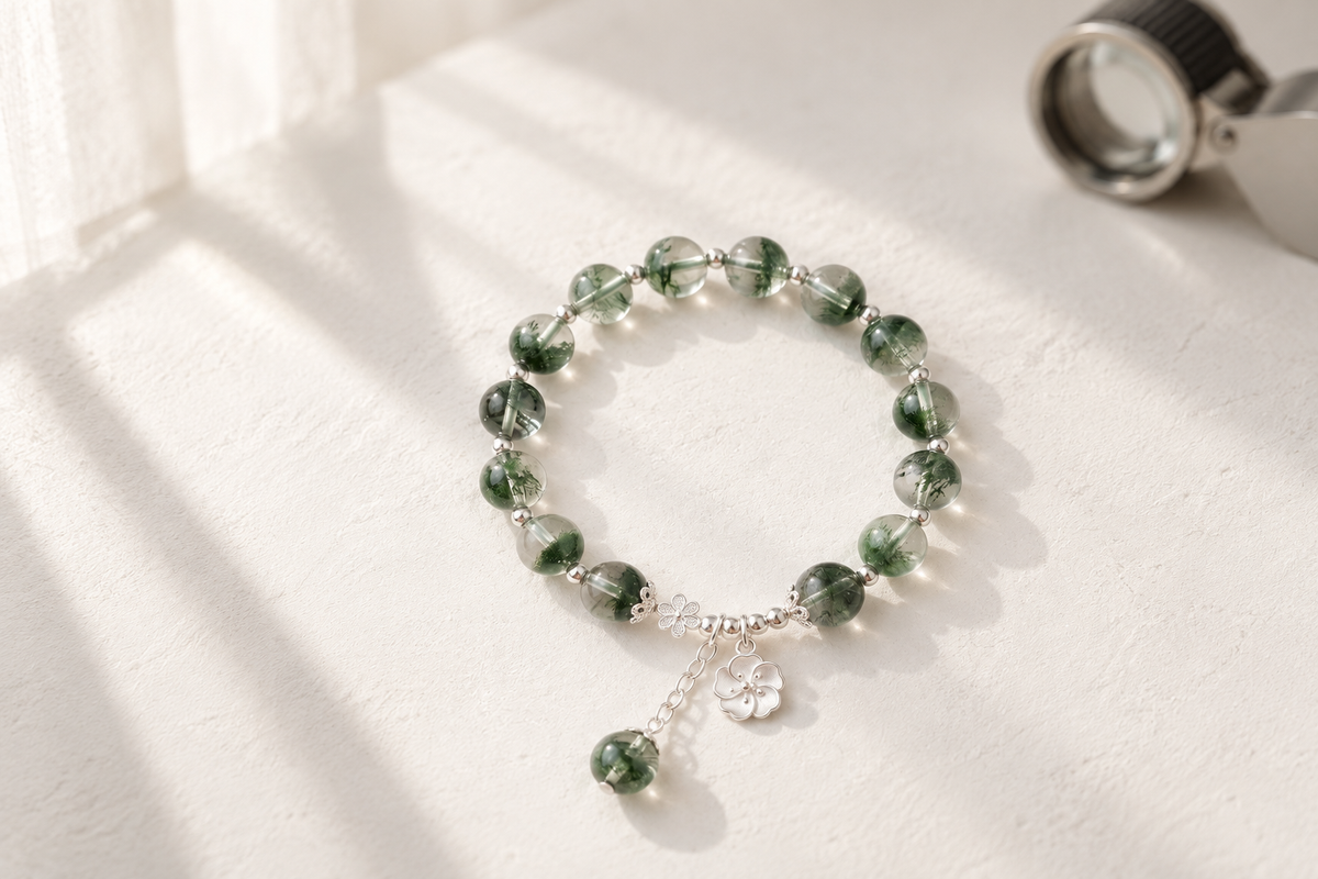 Is an emerald crystal bracelet real emerald, and what does it mean?