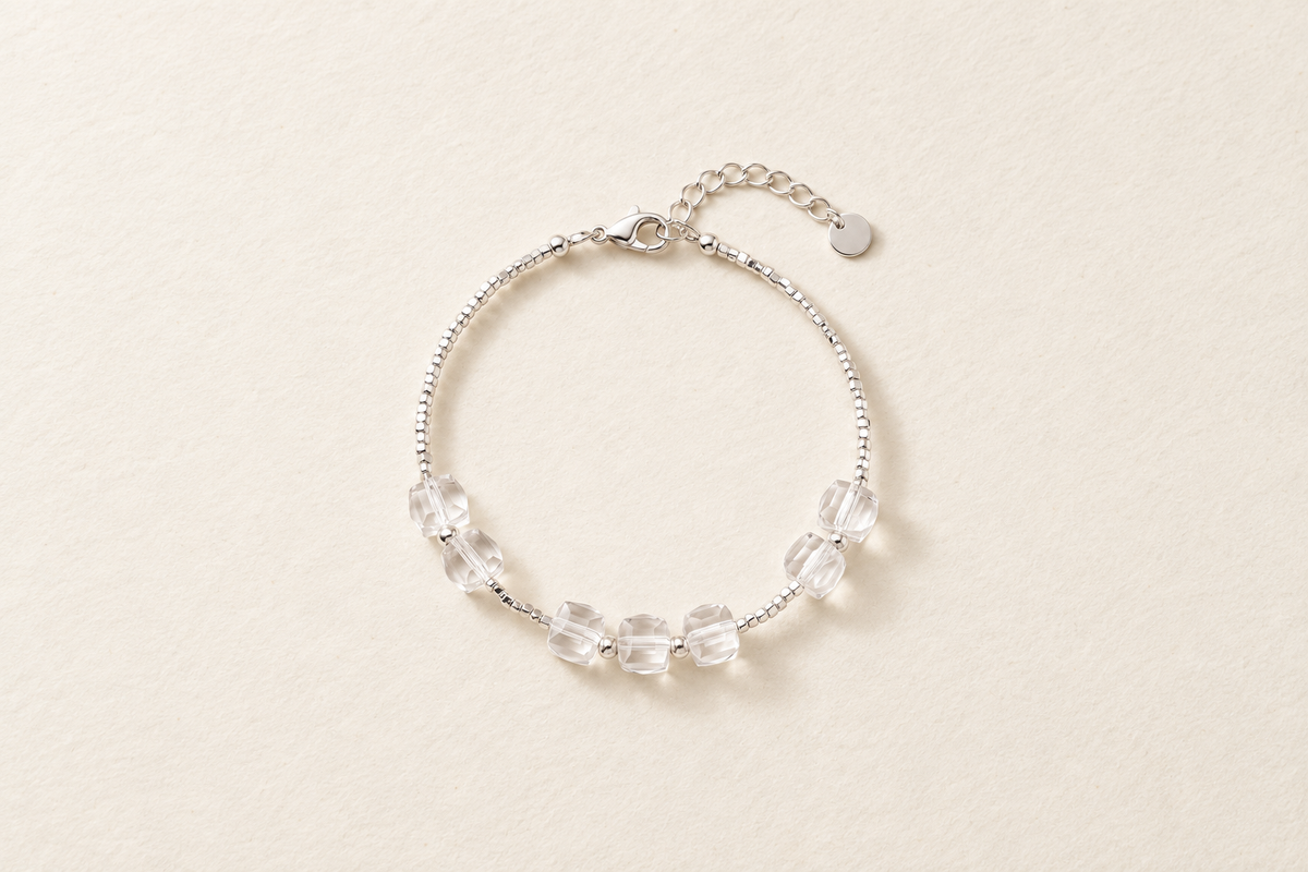 Which crystal bracelet is traditionally worn for protection from the evil eye?