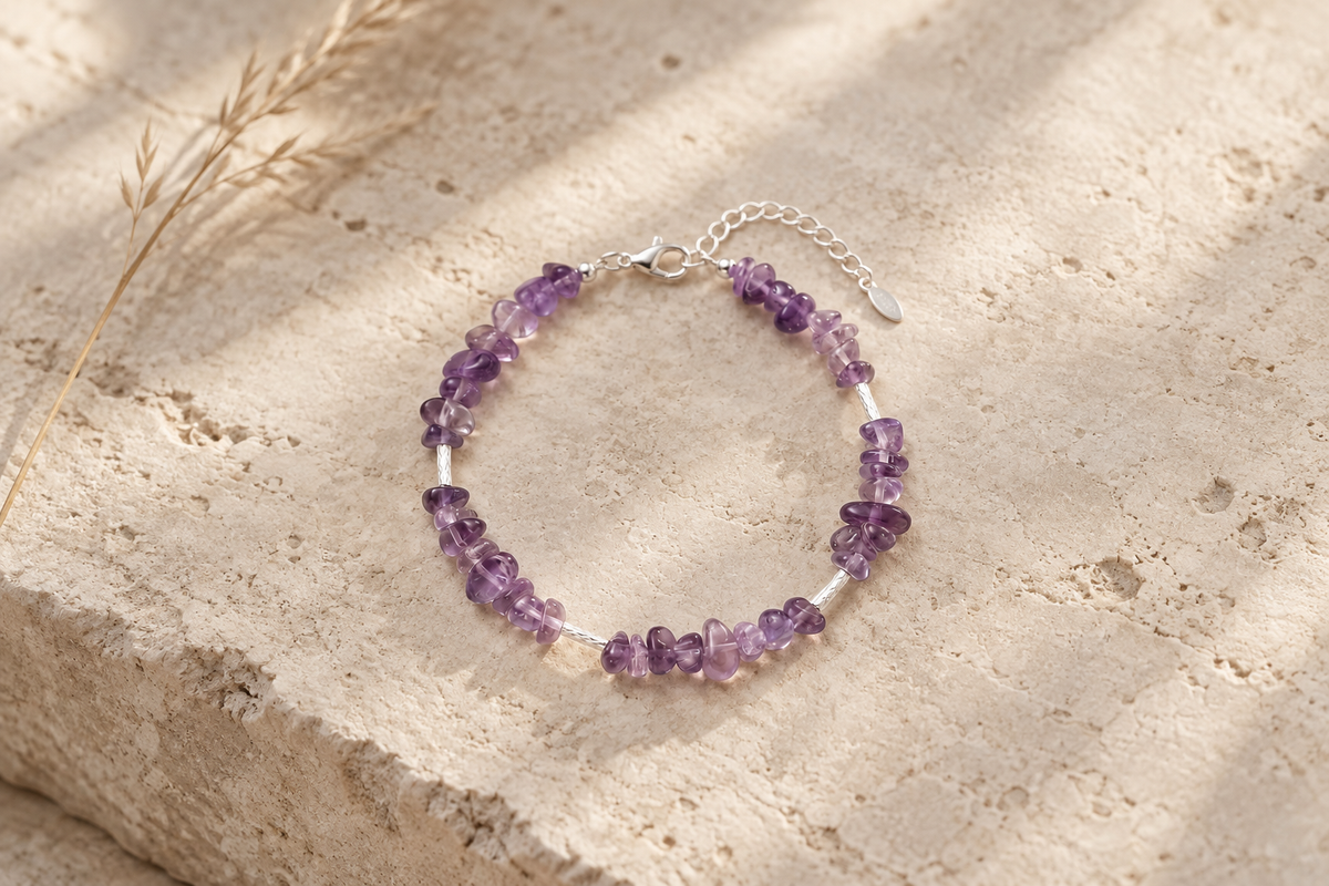 Where can I find an amethyst bracelet for women that I can wear every day?