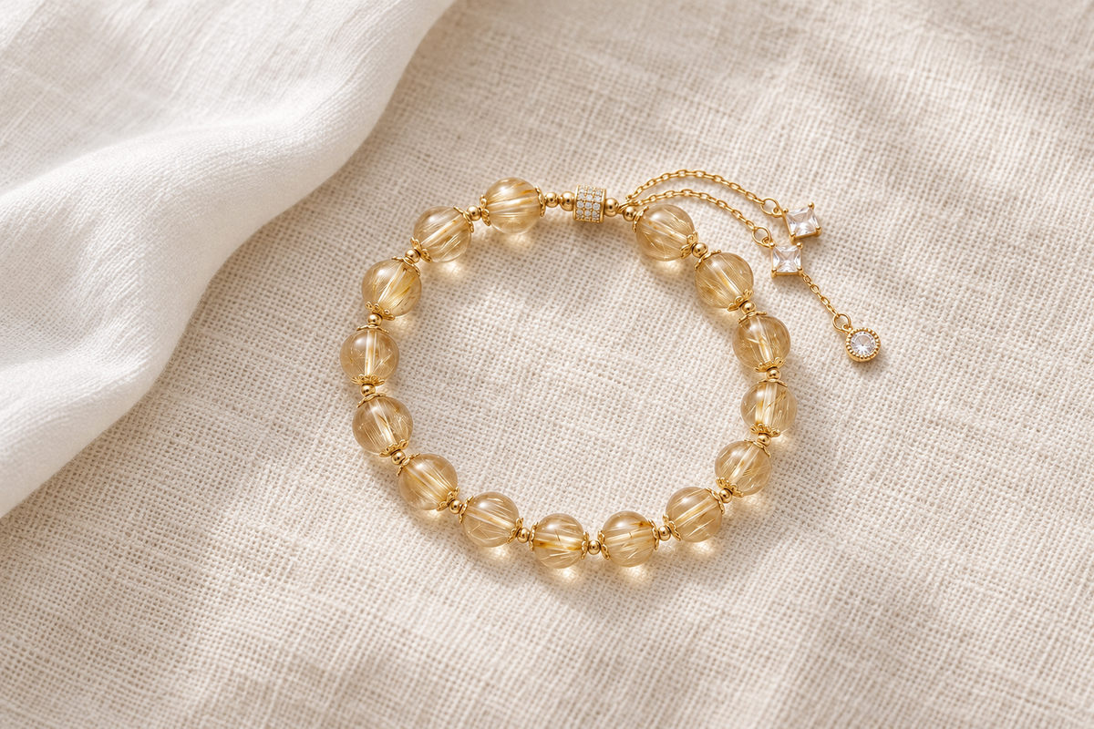 Which crystal bracelet is traditionally worn for energy: focal bead or uniform?