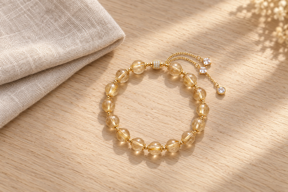 Gold Rutilated Quartz Bracelet vs Black Rutilated Quartz Bracelet: Which Is Better for Your First Rutilated Quartz?