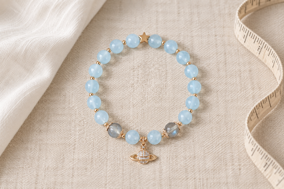 Is a moonstone bracelet suitable for boys, and what size fits?