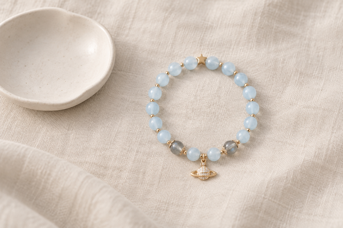 Moonstone vs aquamarine bracelet: which one does crystal lore pair with calm?