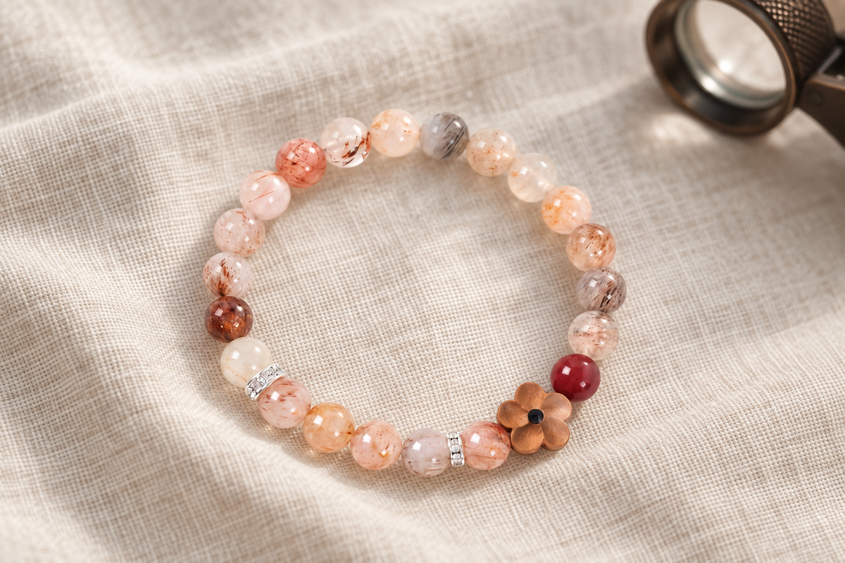 Is my pink quartz bracelet real, and how can I tell?