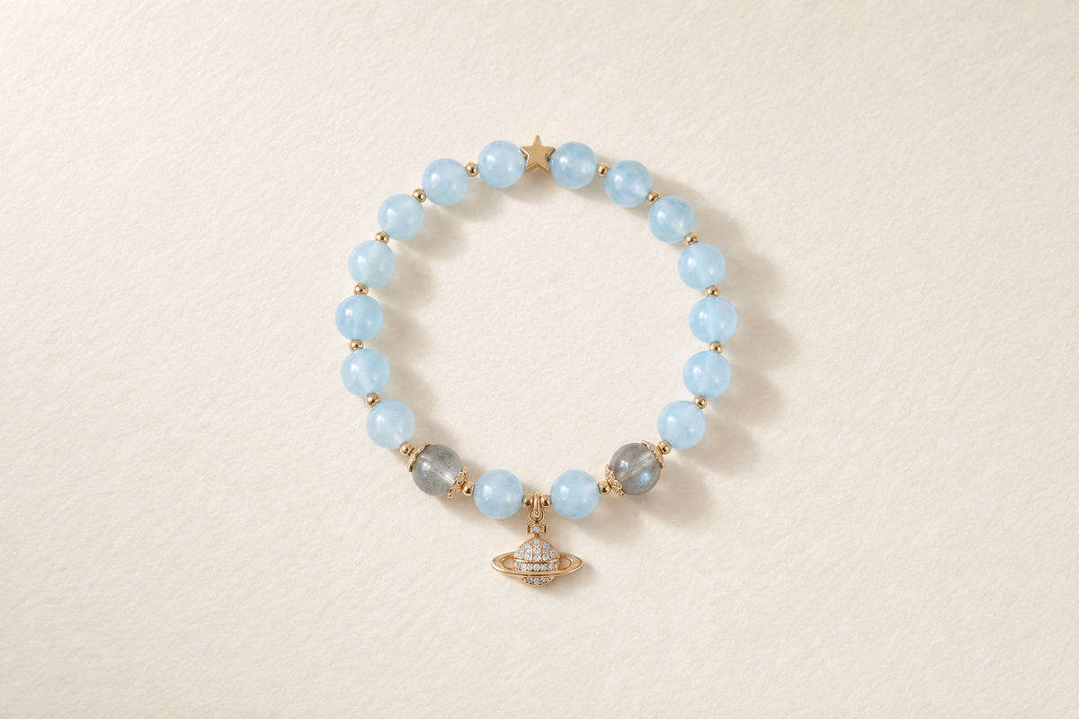 Which crystal bracelet is traditionally worn for a fresh start?