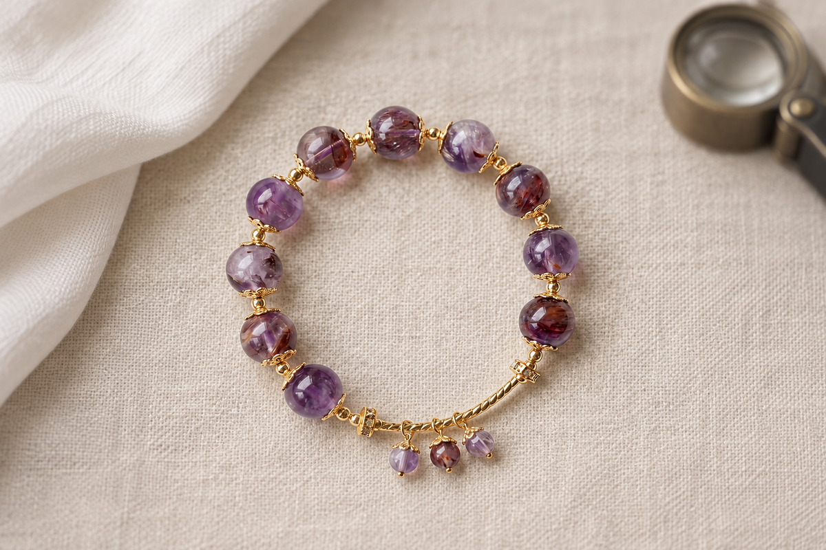How can I tell rainbow moonstone from labradorite in my bracelet?