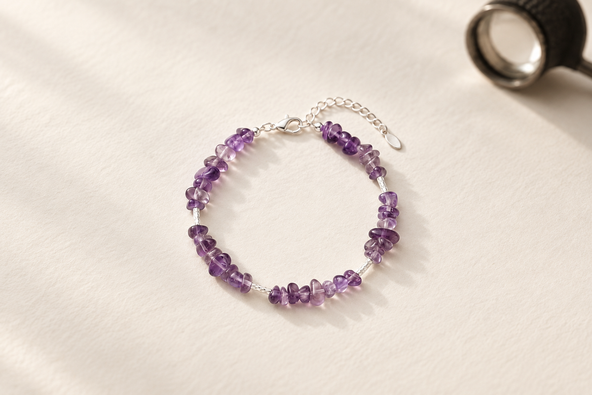 How much should a real amethyst bracelet cost?
