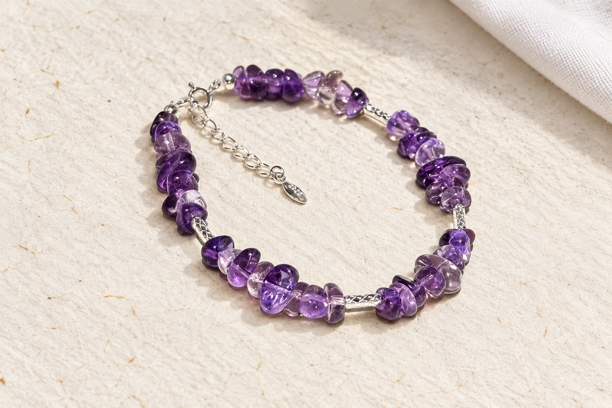 Are These Real Amethyst and Clear Quartz Beads?