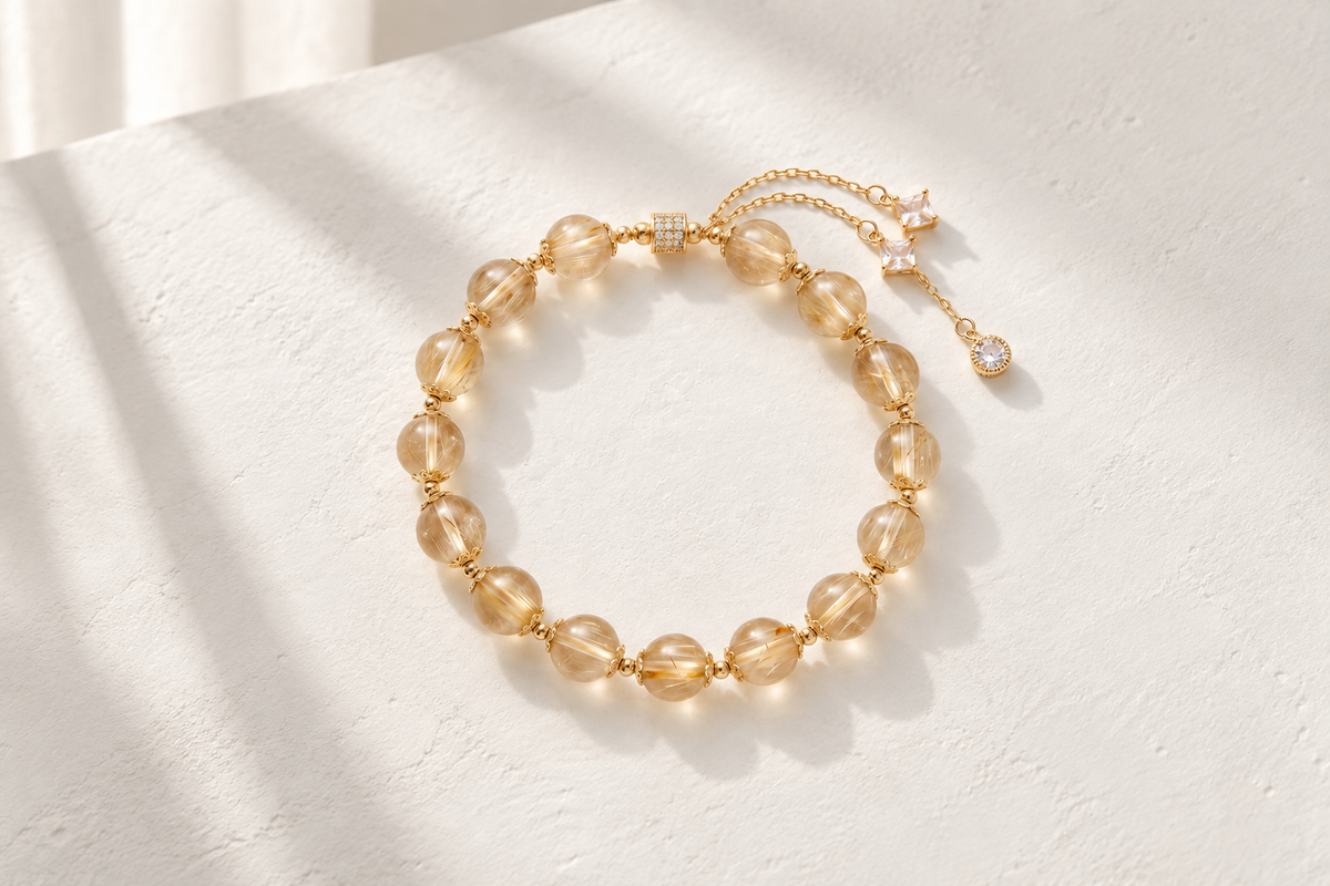 Gold Rutilated Quartz vs Black Rutilated Quartz Bracelet: Which Carries the Meaning You Want?