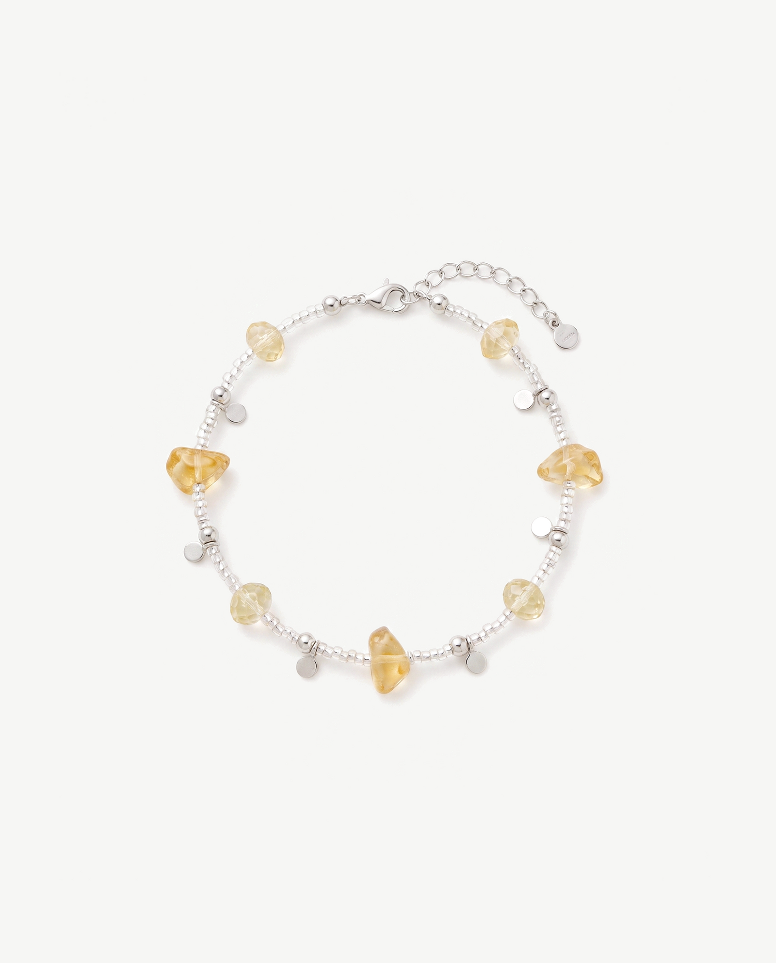 Sunstruck — Citrine Bracelet Sizing Depends on Wrist Measurement and Bead Diameter