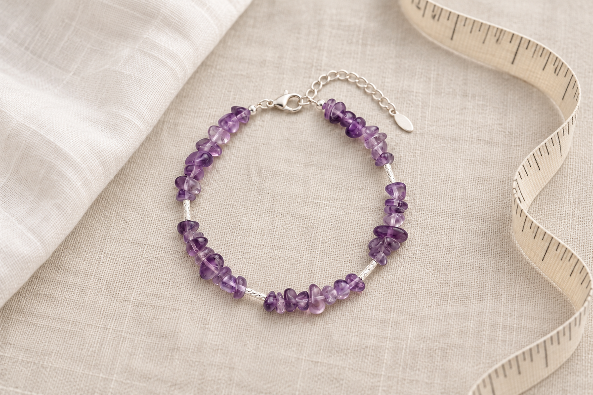 Where Can I Find a Small-Bead Amethyst Bracelet?