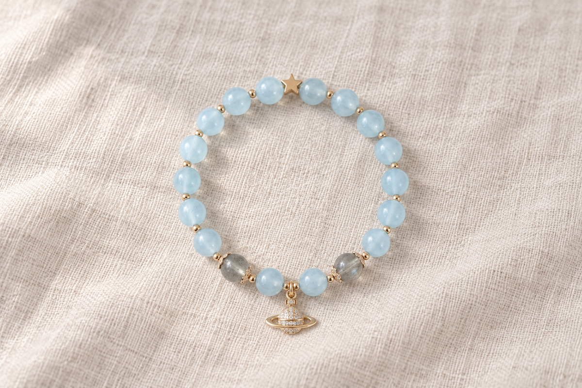 Can you stack a moonstone bracelet with a watch without scratching it?