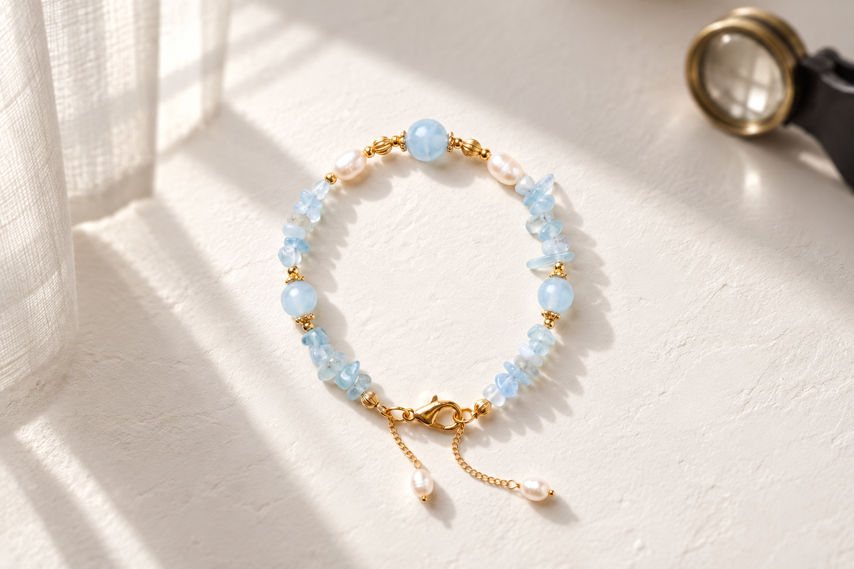How Can I Tell If My Aquamarine Bracelet Is Real at Home?