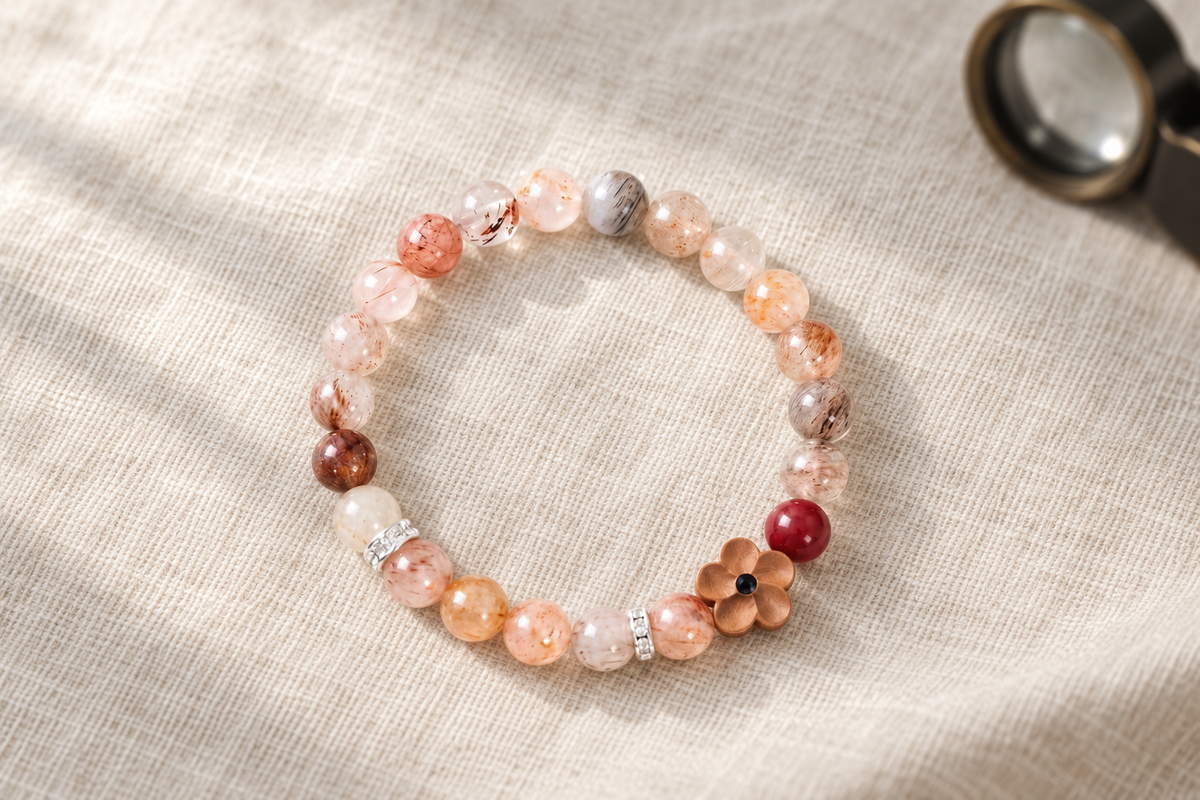 How can I tell if my fluorite bracelet is dyed?
