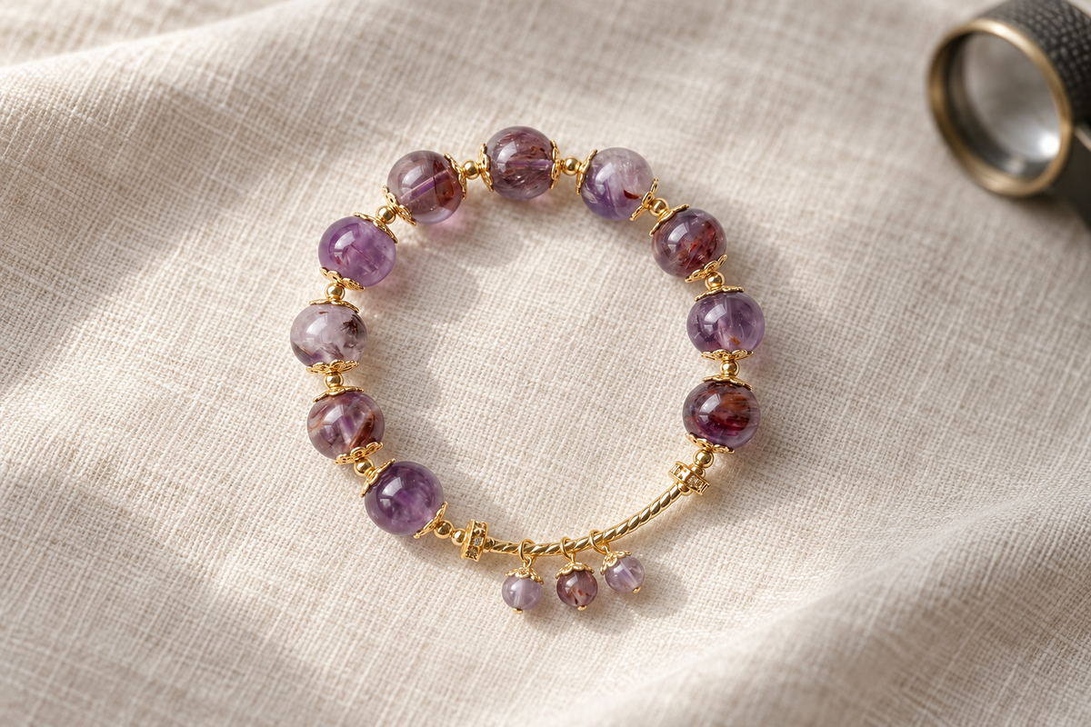 How can I tell if my Super 7 crystal bracelet is real?