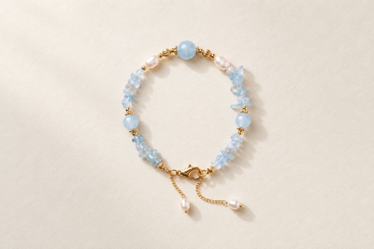 Where can I find a vintage aquamarine bracelet, and what is it worth?