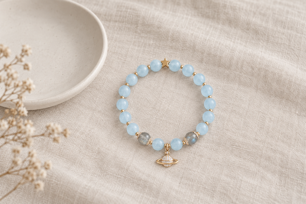 Where can I find a white crystal bracelet: clear quartz vs moonstone, which is better for calm?
