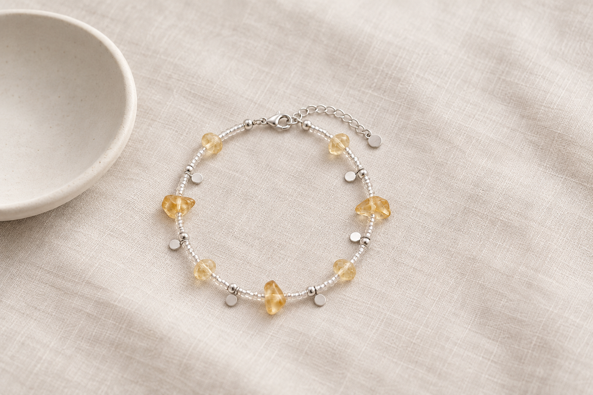 What yellow crystal bracelets are good for men?