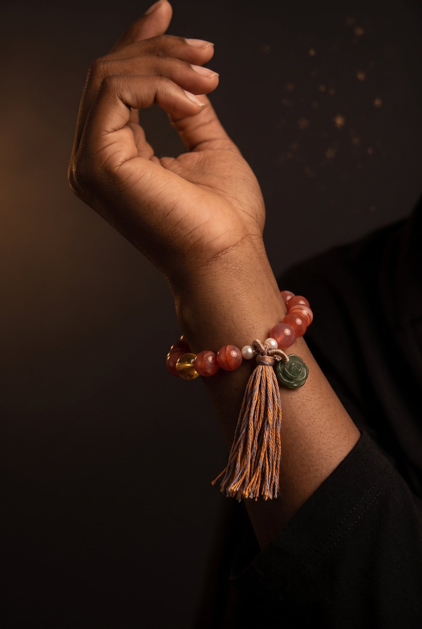 Red Thread — worn on model