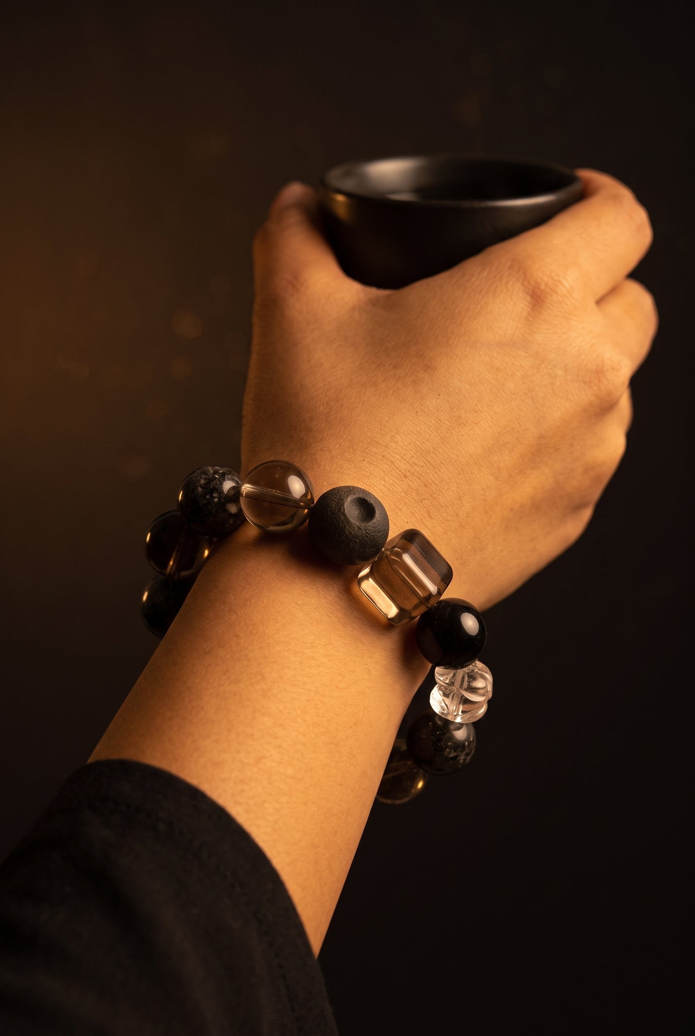 Blackout — worn on model