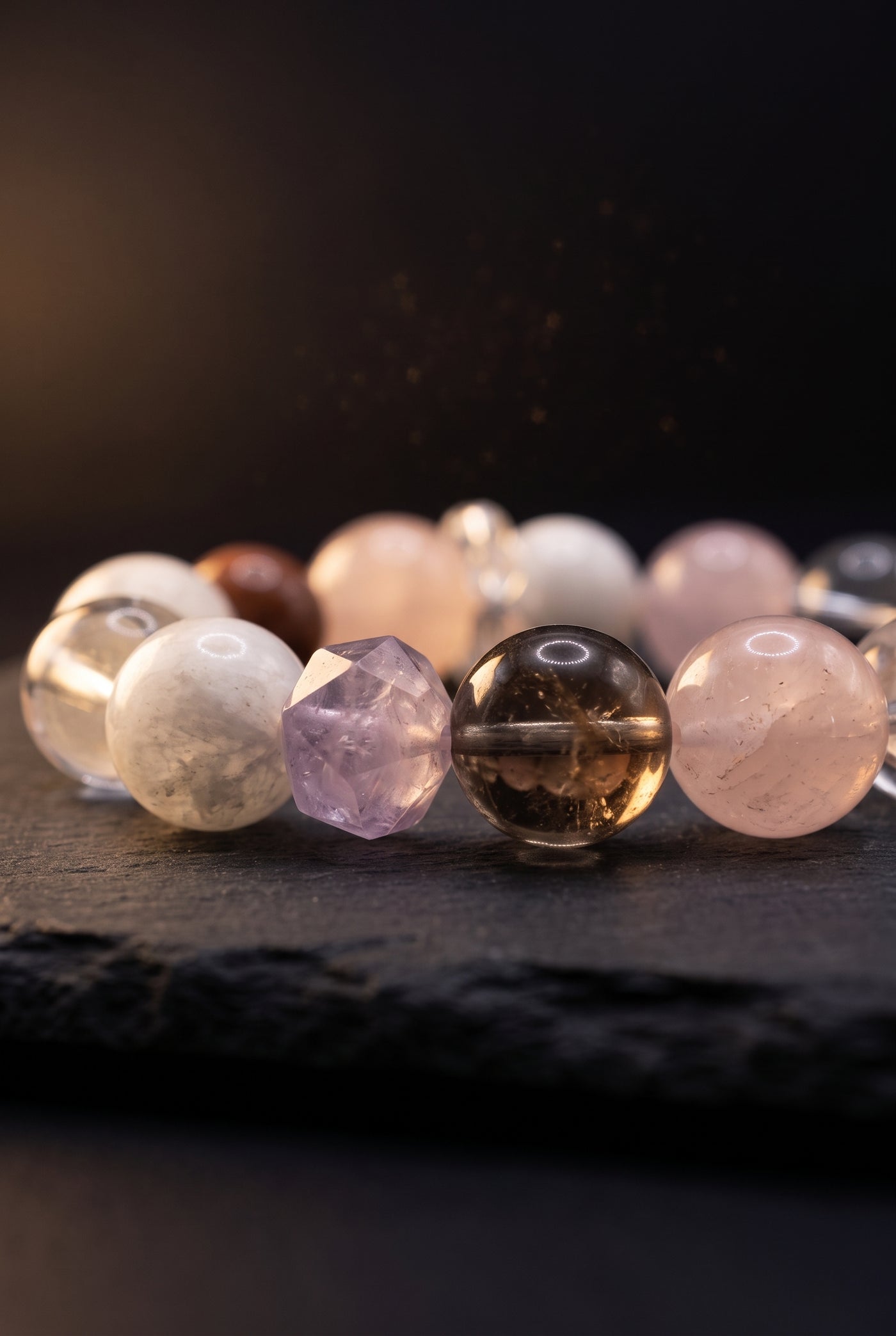 Rosewood — bead texture detail