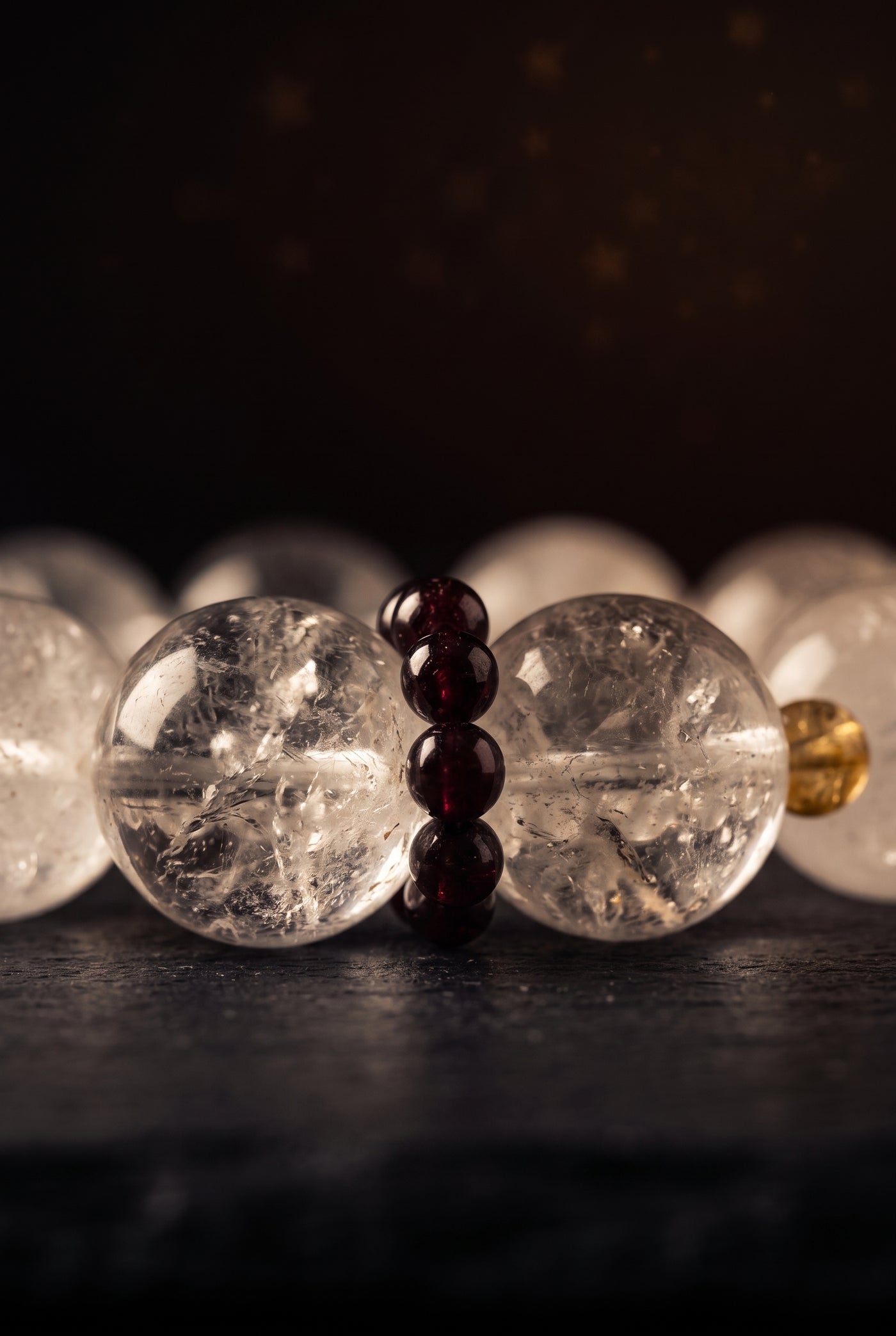 Still Field — bead texture detail