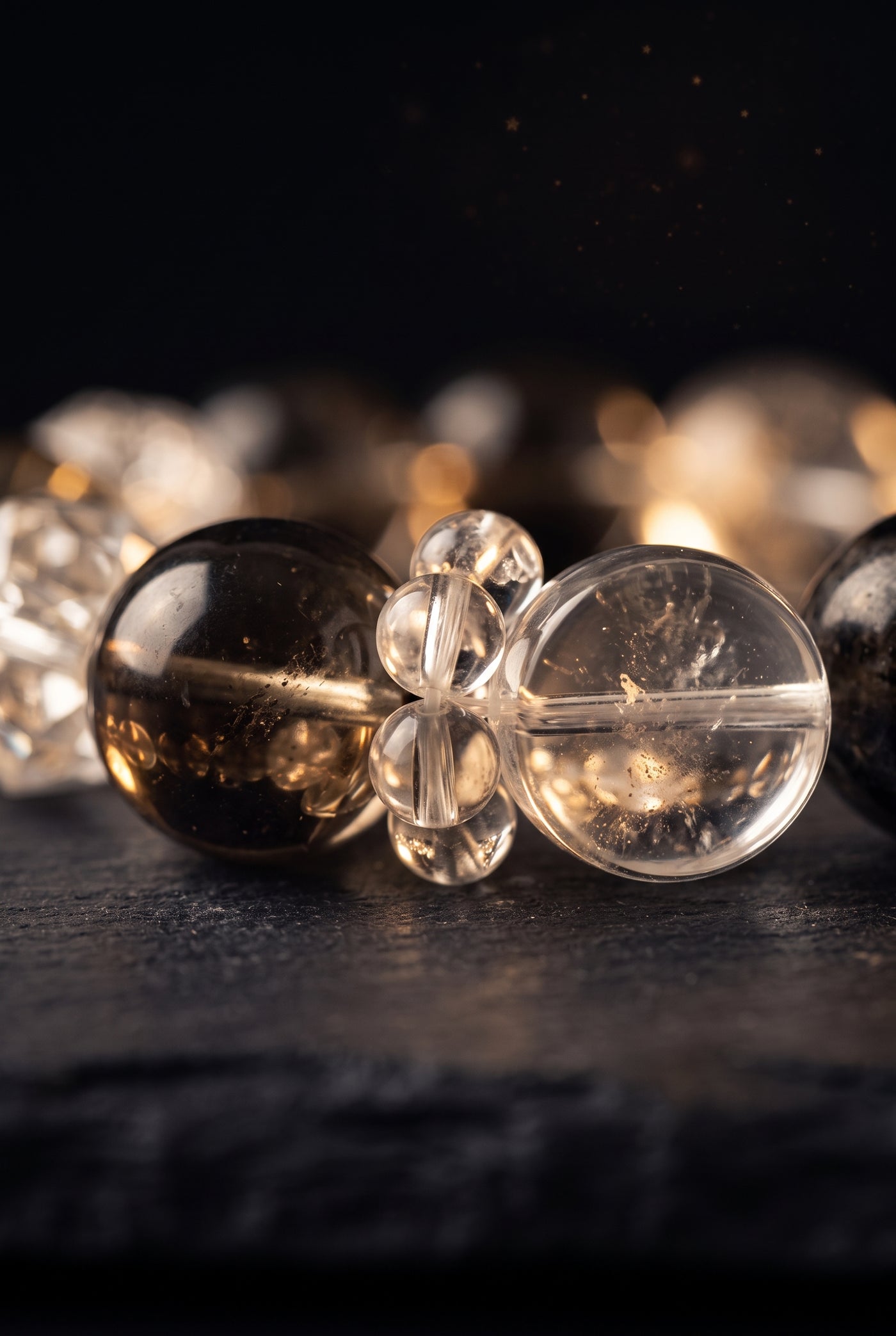 Nightglass — bead texture detail