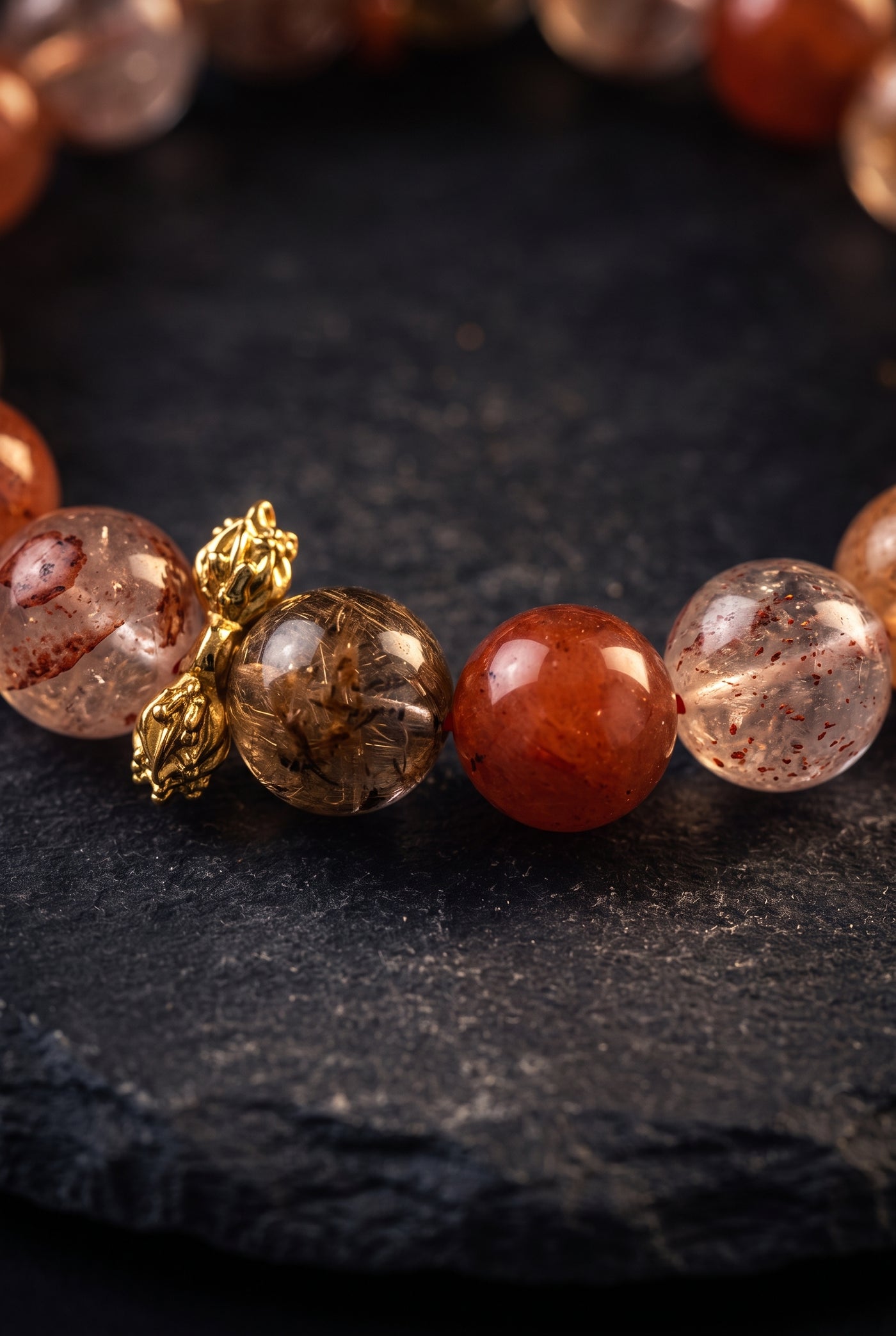 Slow Burn — bead texture detail