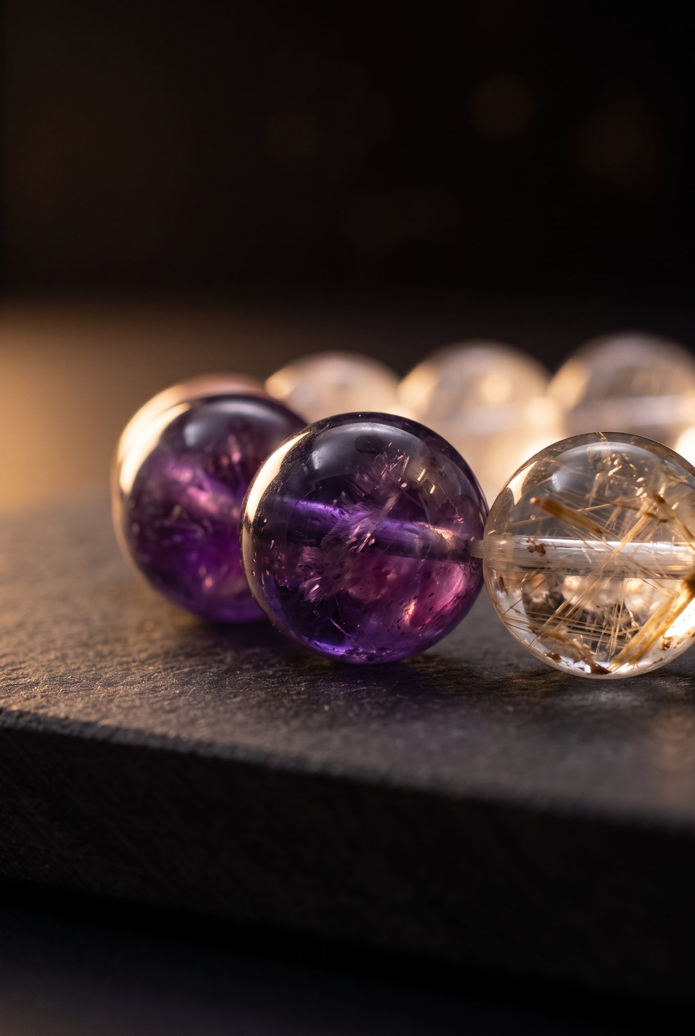 Wisteria — bead texture detail