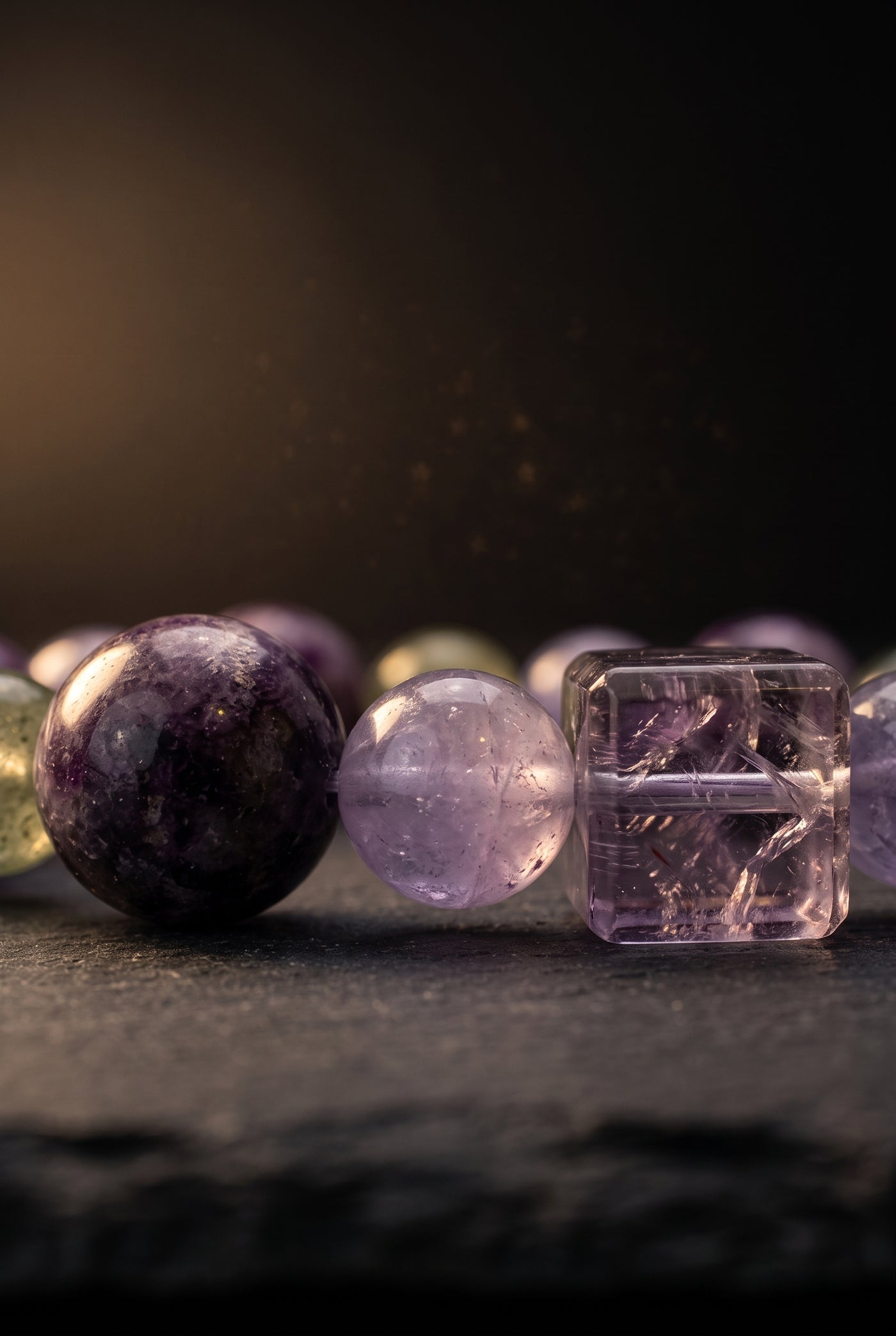 Nightshade — bead texture detail