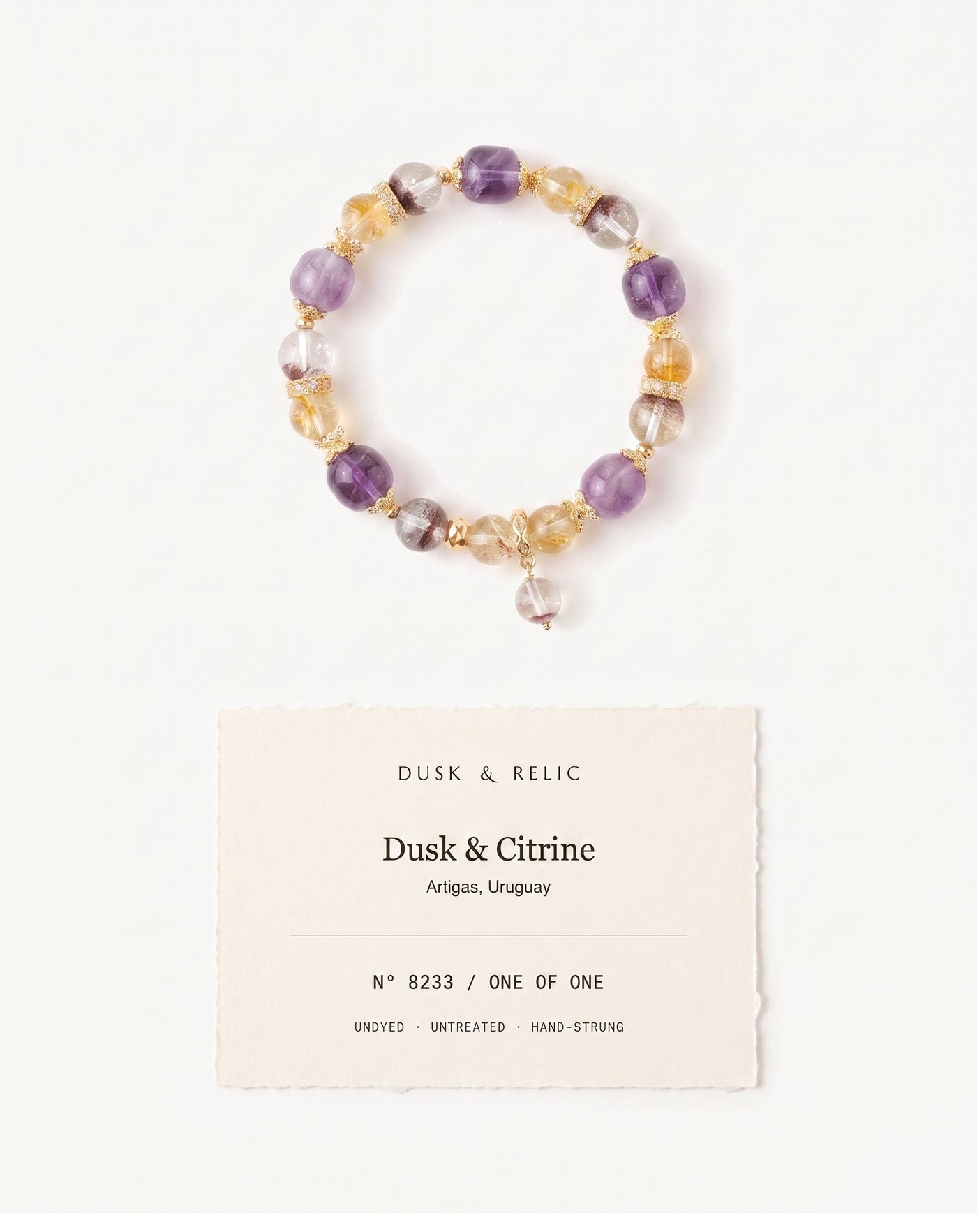 Dusk & Citrine — One of One card — Dusk & Relic