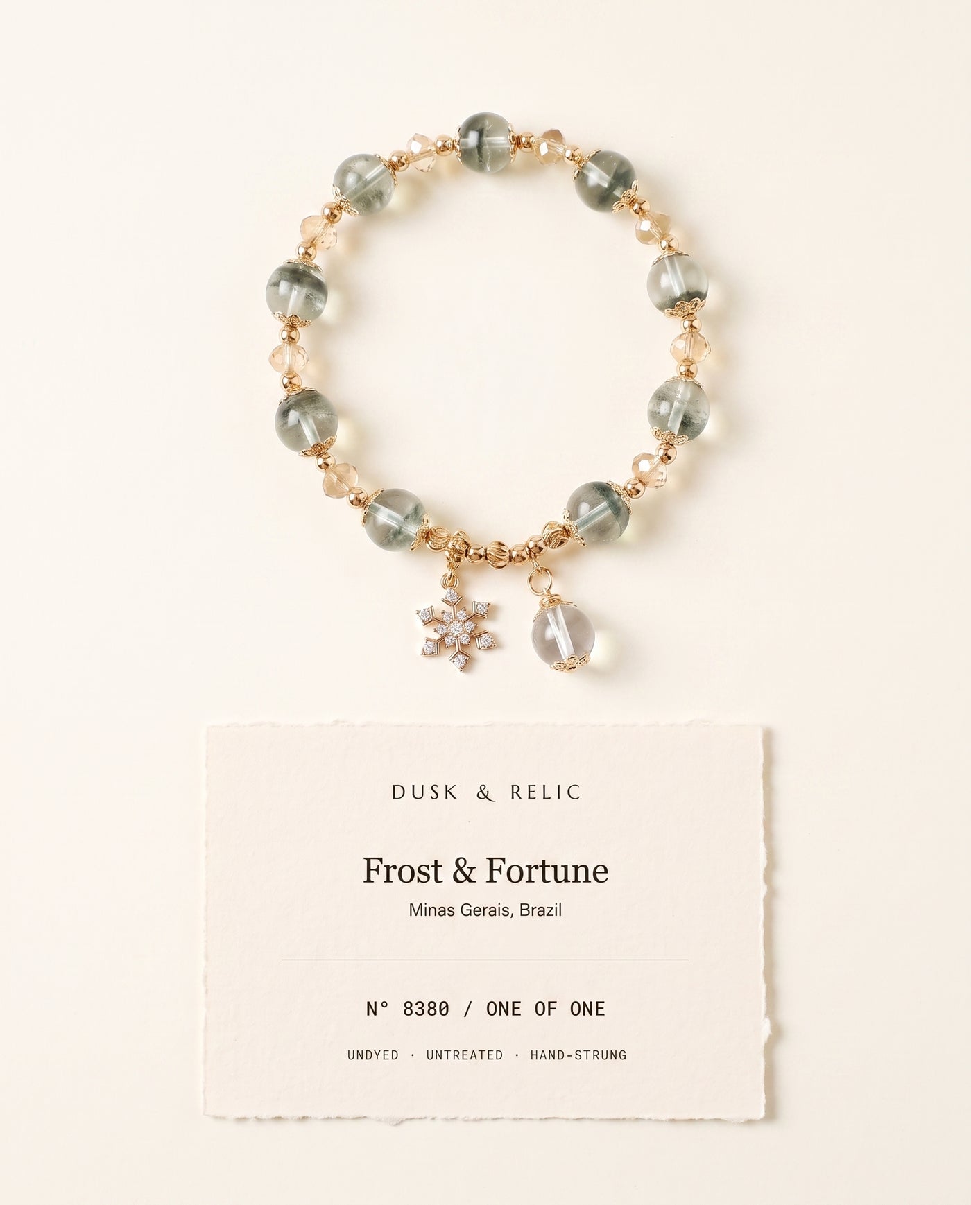 Frost & Fortune — One of One card — Dusk & Relic