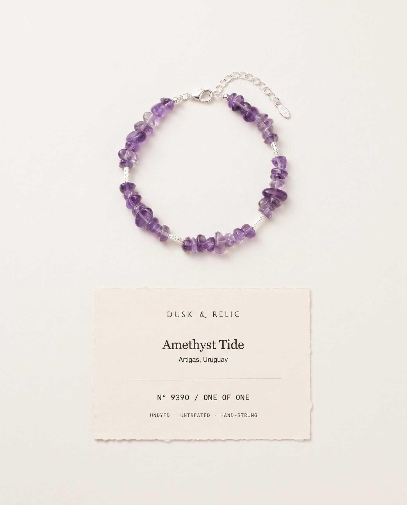 Amethyst Tide — One of One card — Dusk & Relic