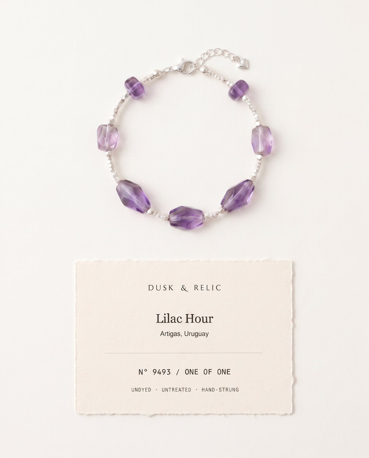 Lilac Hour — One of One card — Dusk & Relic